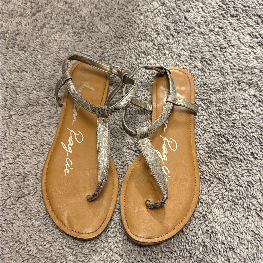 Elegant Silver Women Sandals